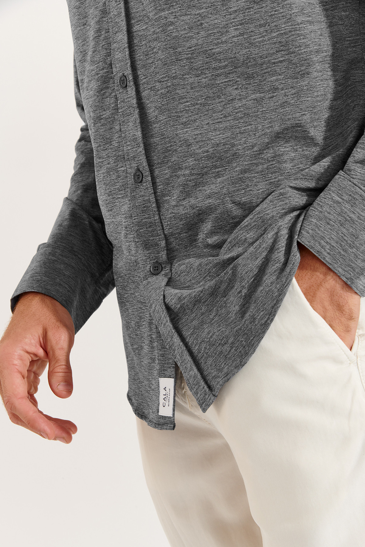 Chemise gris anthracite ALAIN ORSINI - 0