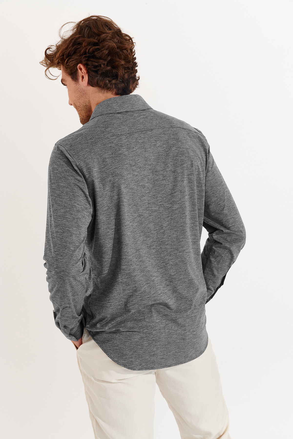 Chemise gris anthracite ALAIN ORSINI - 2