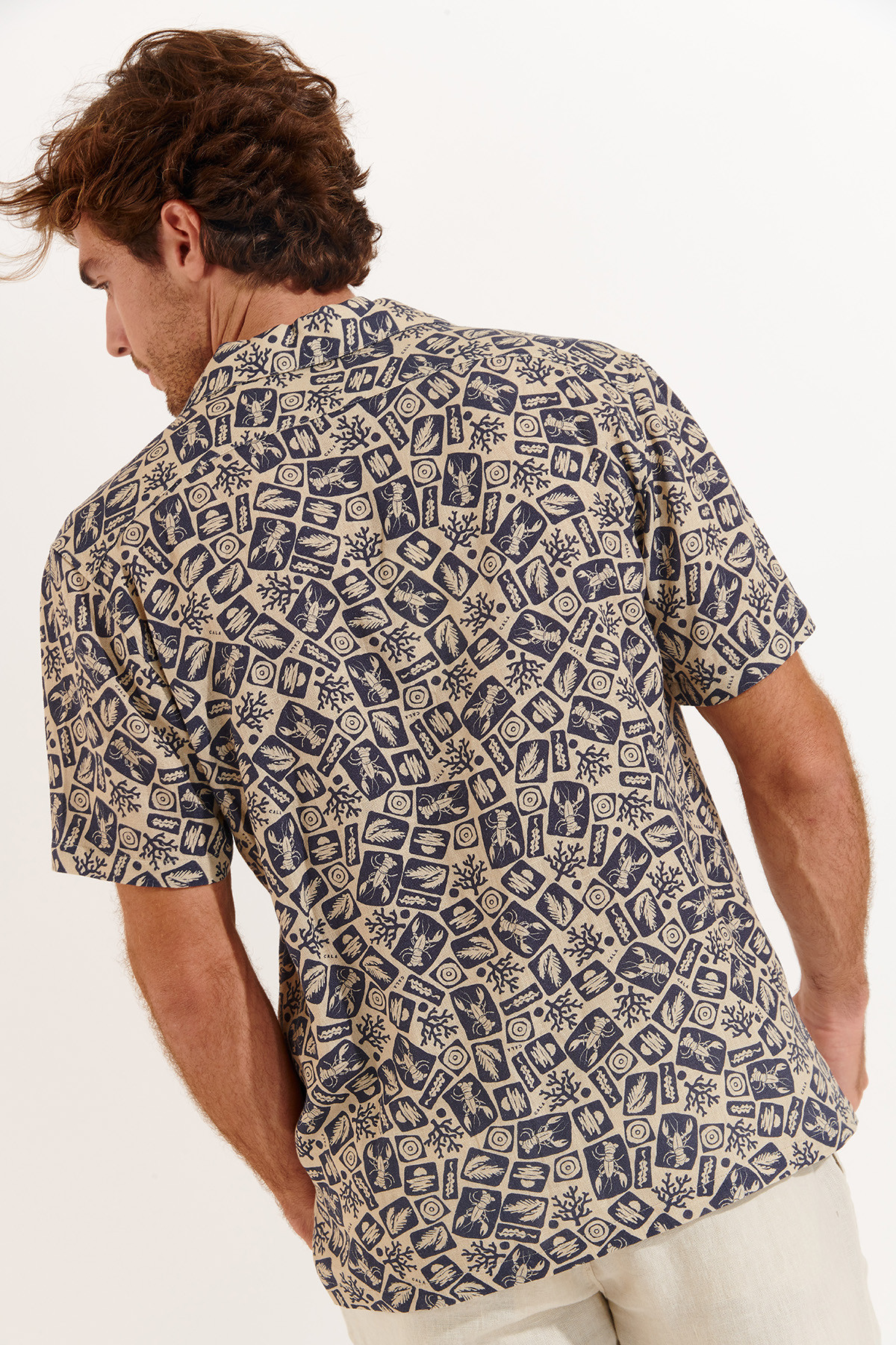 Chemise marine STEFANO CORFOU - 4