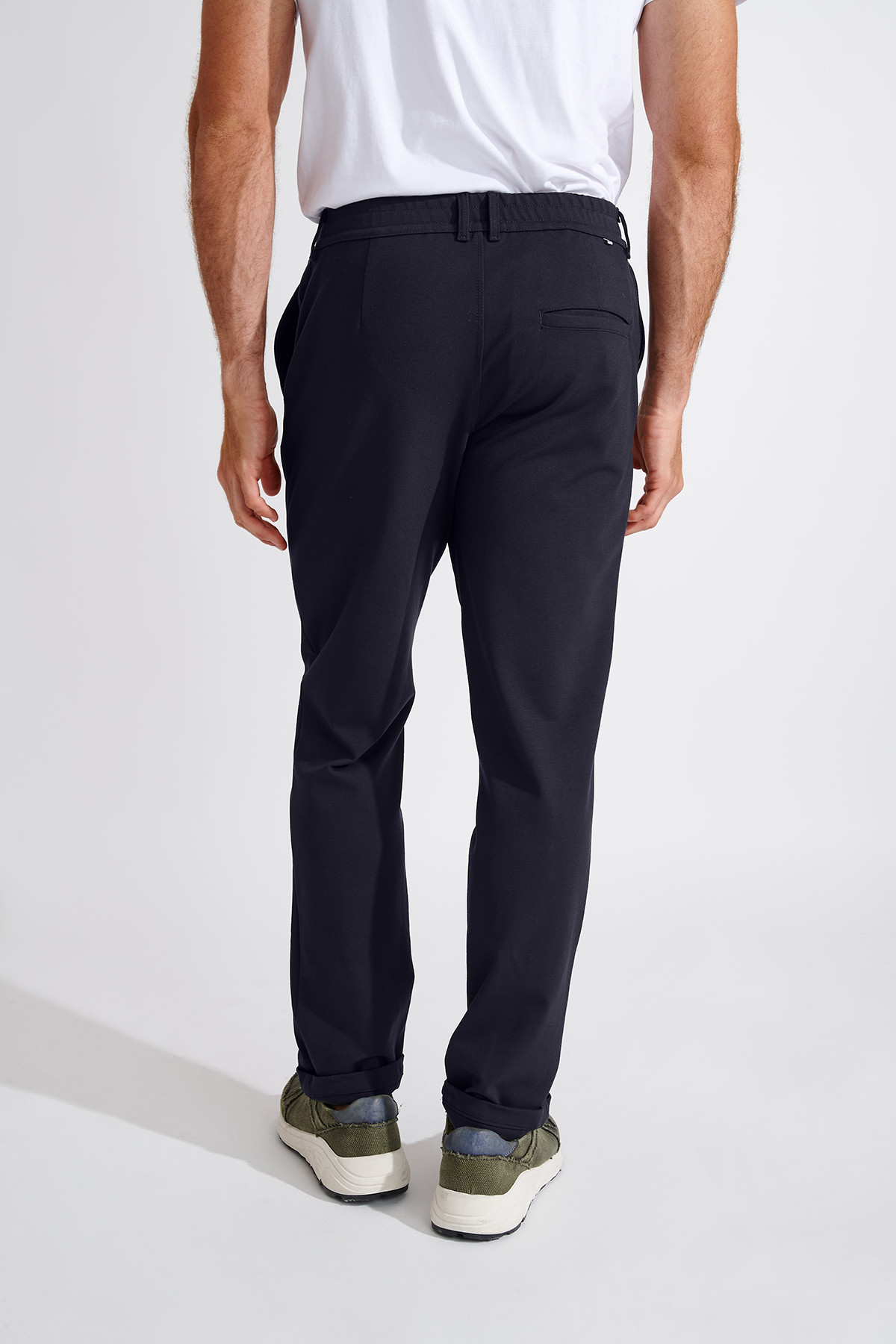 Pantalon bleu marine CHARLES RAVENNE - 0
