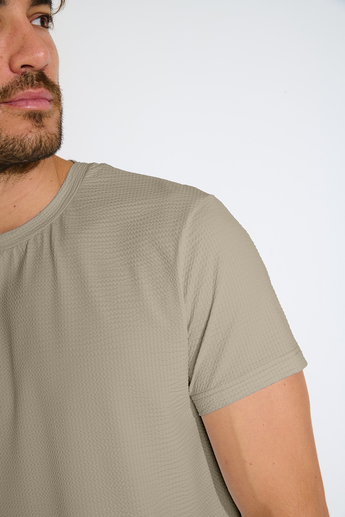 T shirt technique beige CYRIL TRIESTE - 0