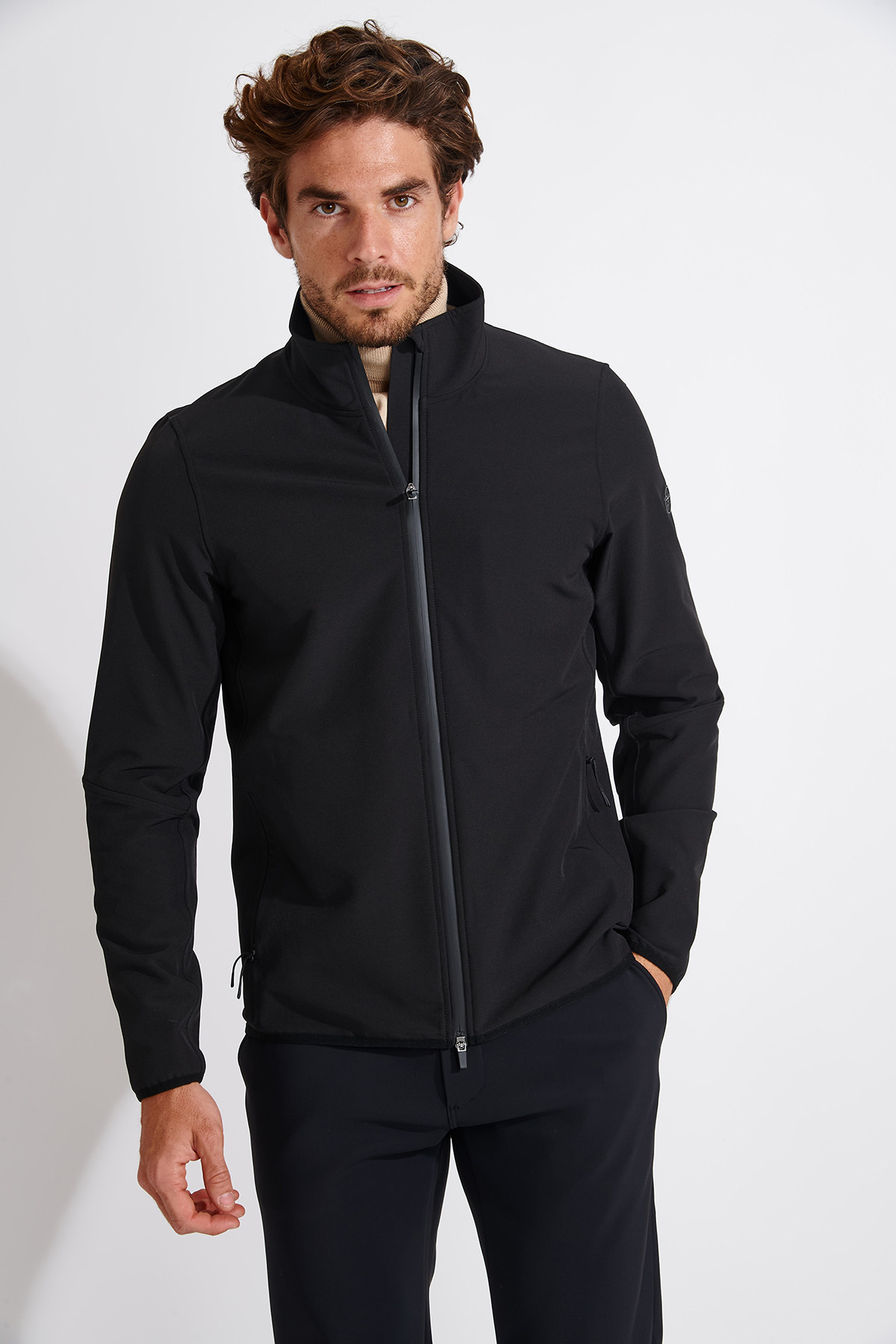 Blouson noir JULIANO SONCINO - 2