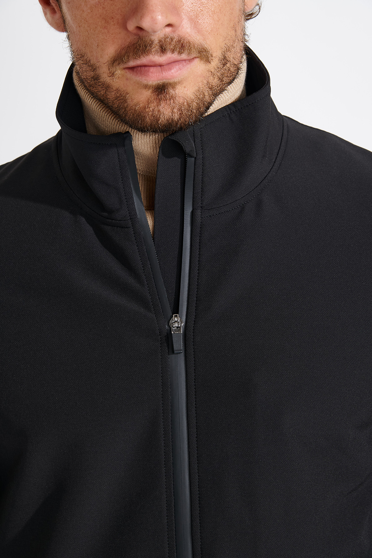 Blouson noir JULIANO SONCINO - 0