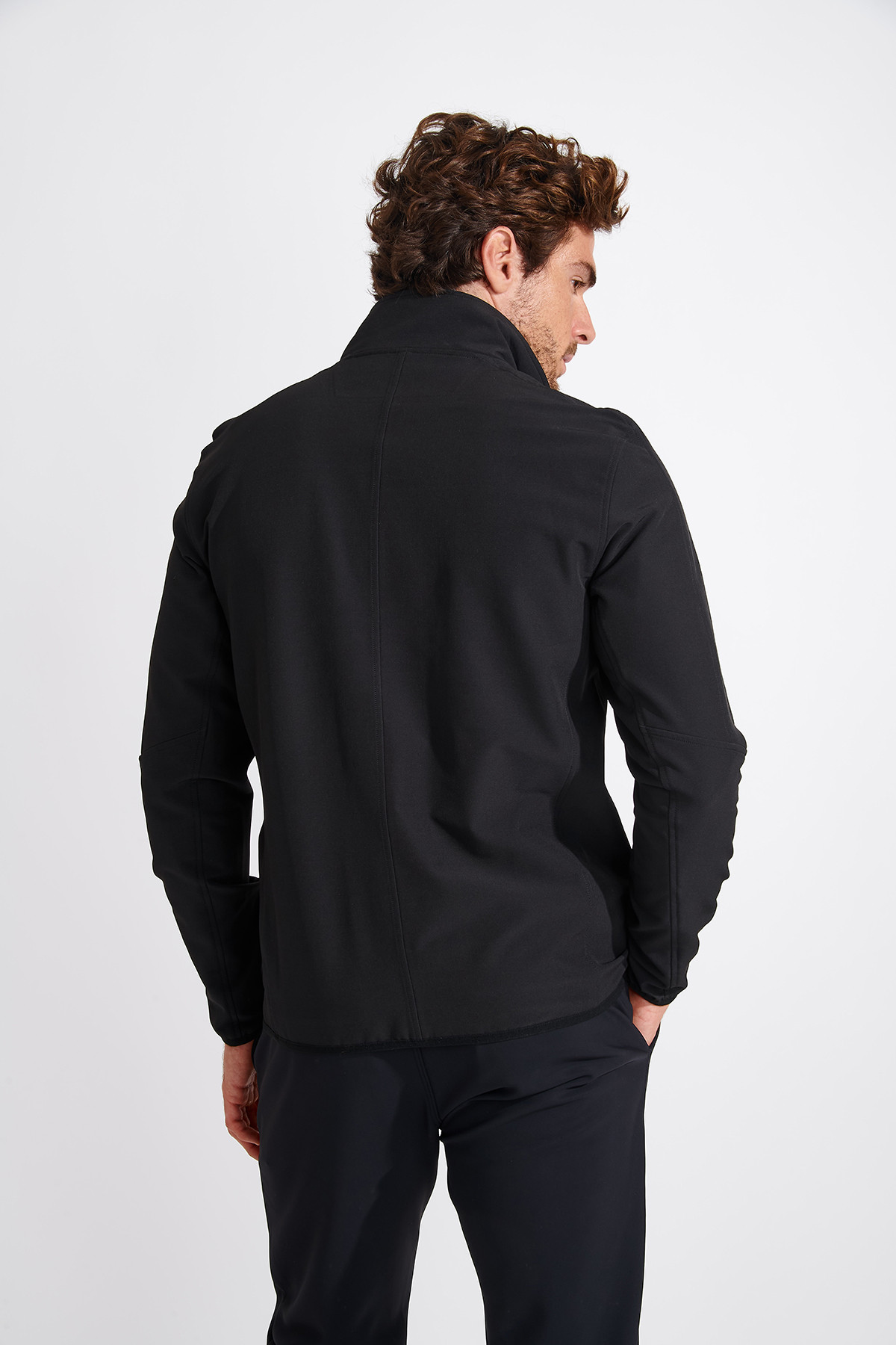 Blouson noir JULIANO SONCINO - 4