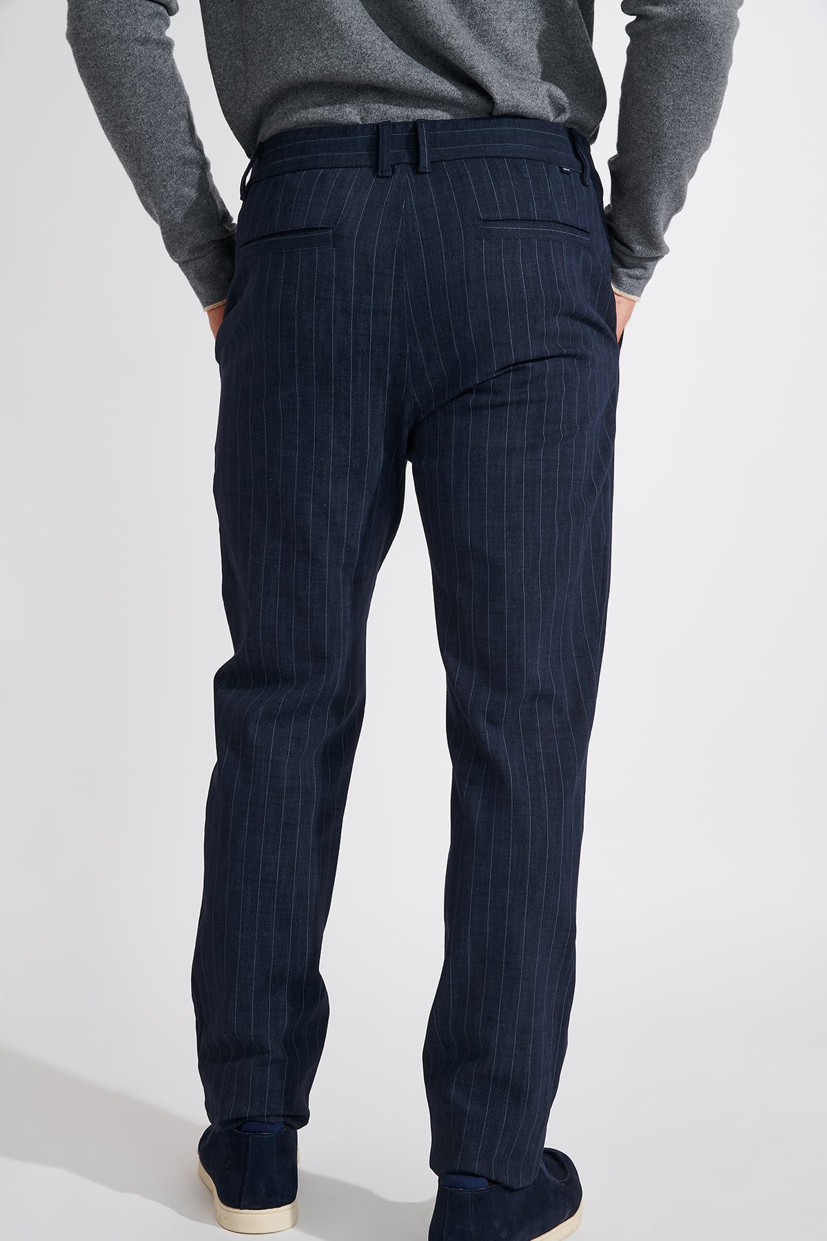 Pantalon chino marine SERGE SORENTO - 5