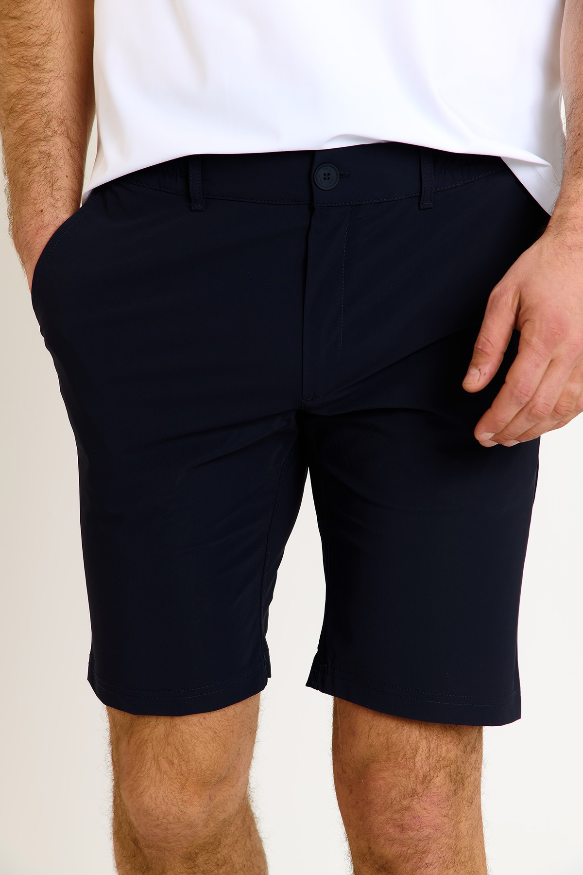 Short bleu marine GIORGIO LESCADA - 3