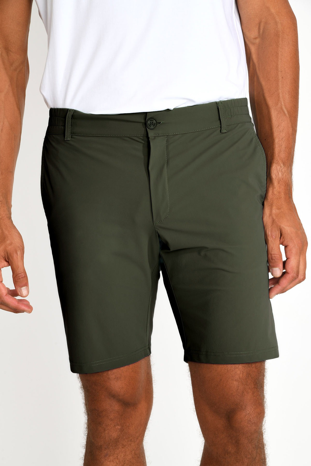 Short kaki GIORGIO LESCADA - 0