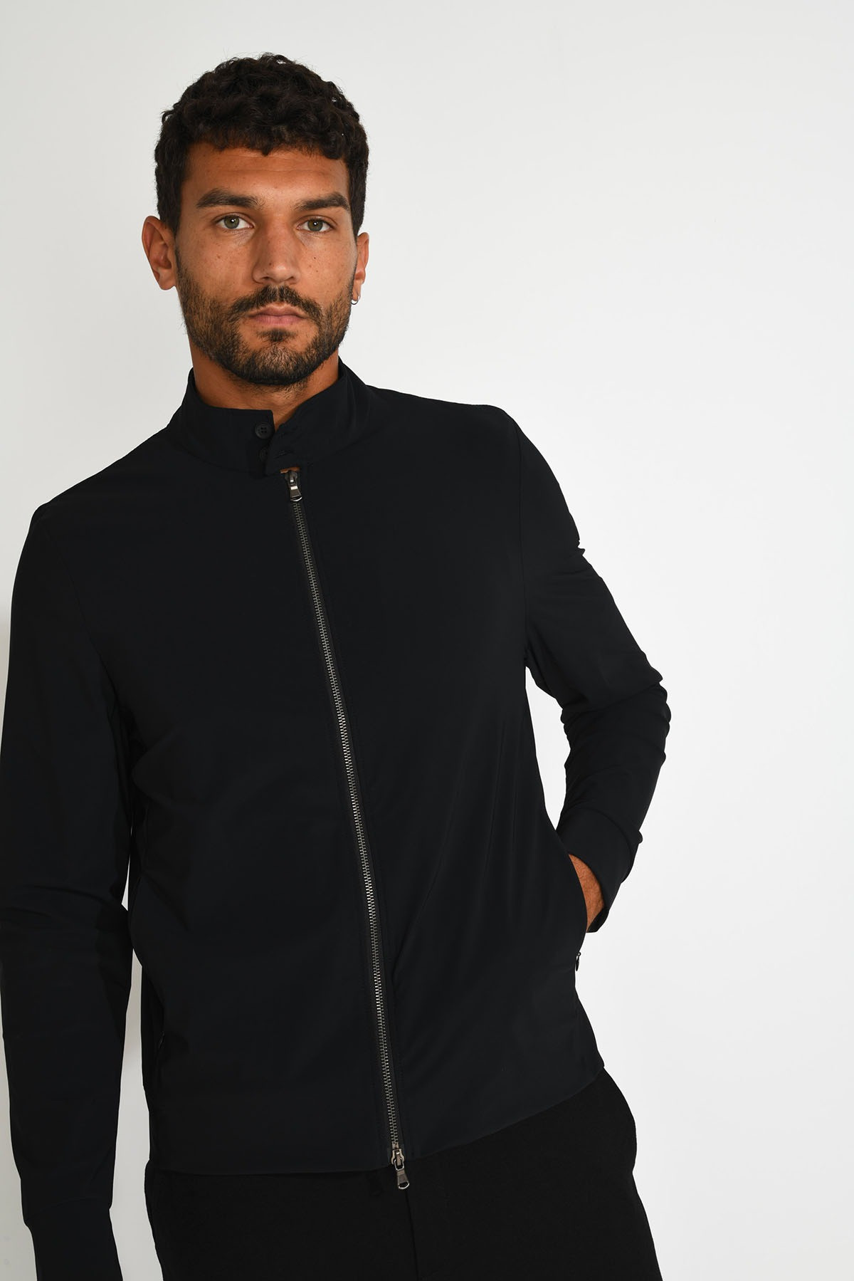 Veste zippée bleu marine IVANO EVOLUTION - 1