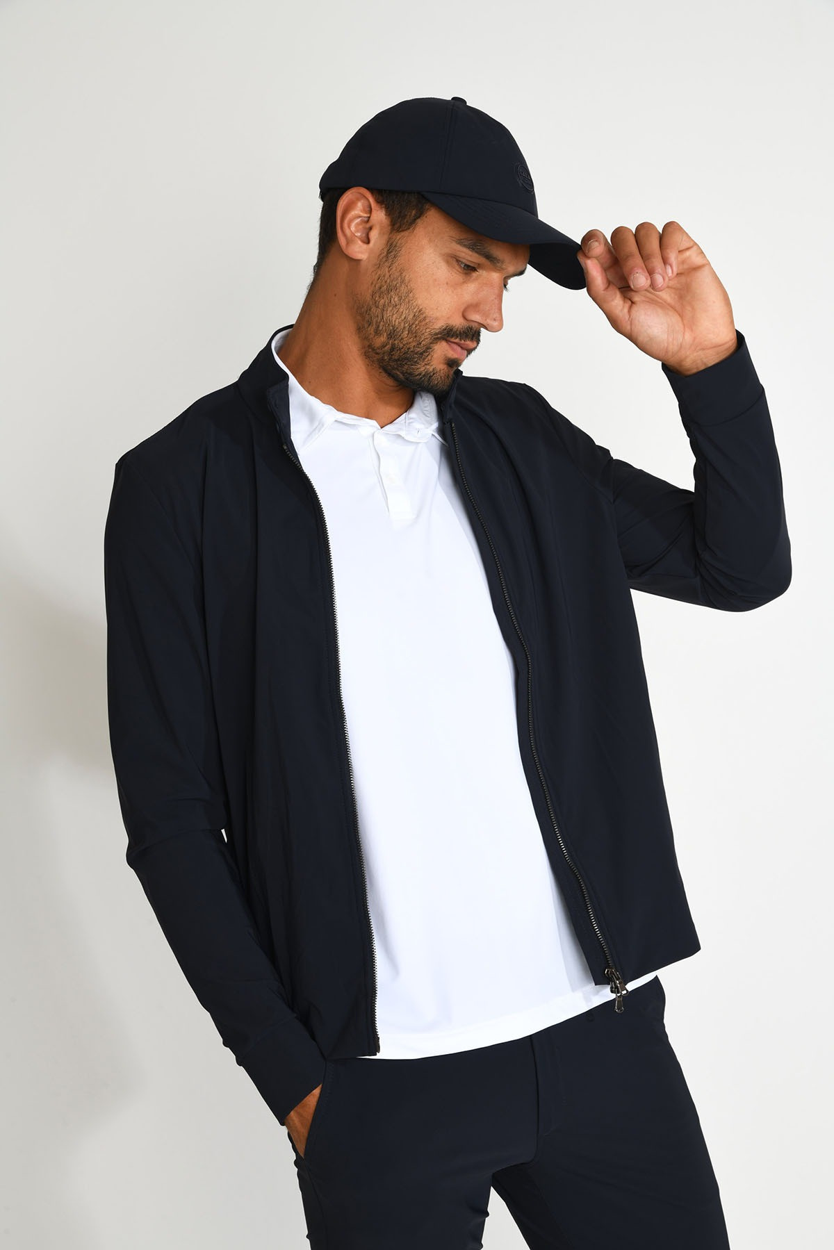 Veste zippée bleu marine IVANO EVOLUTION - 7