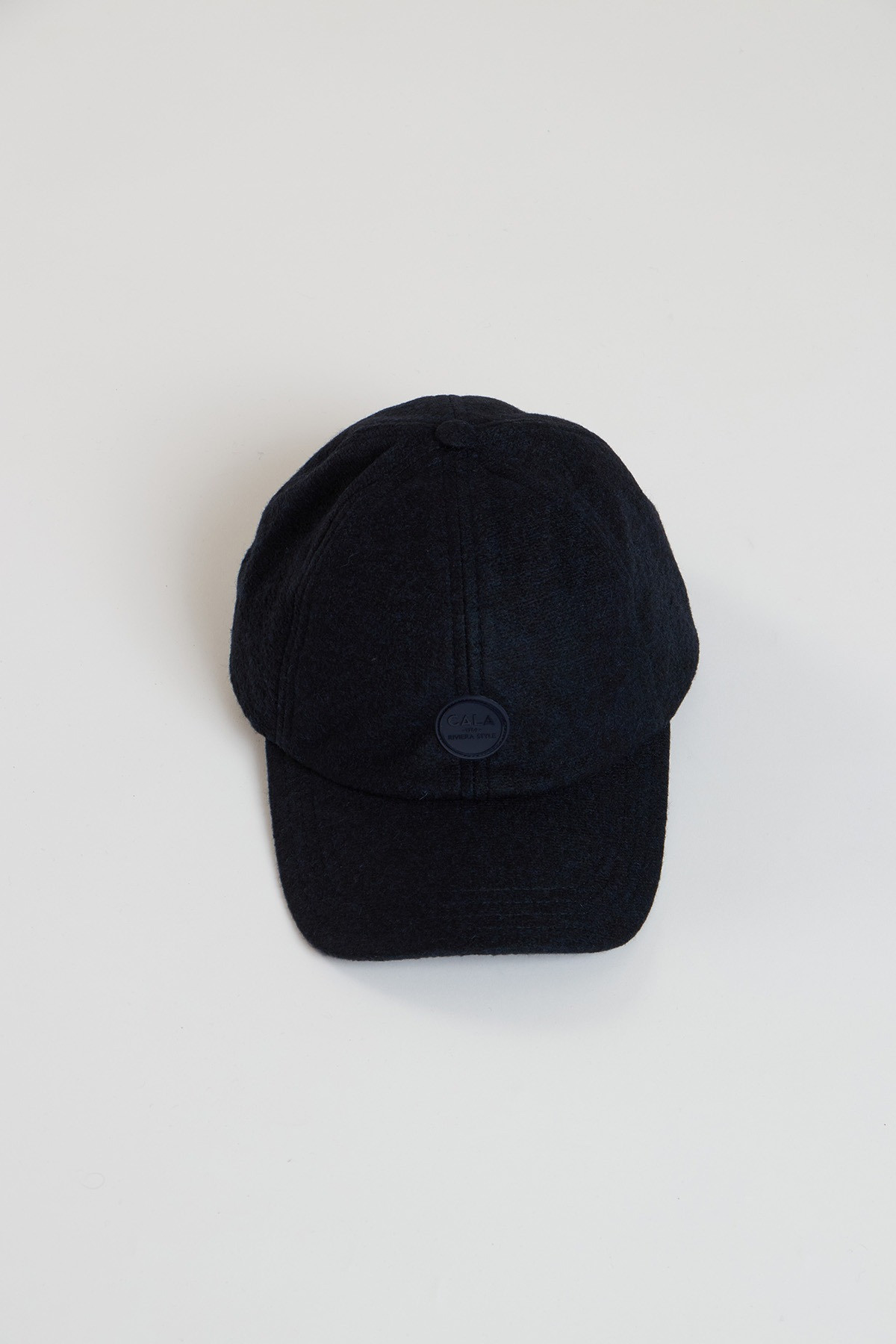 Casquette en laine bleu marine ALBERT VALENCE - 5