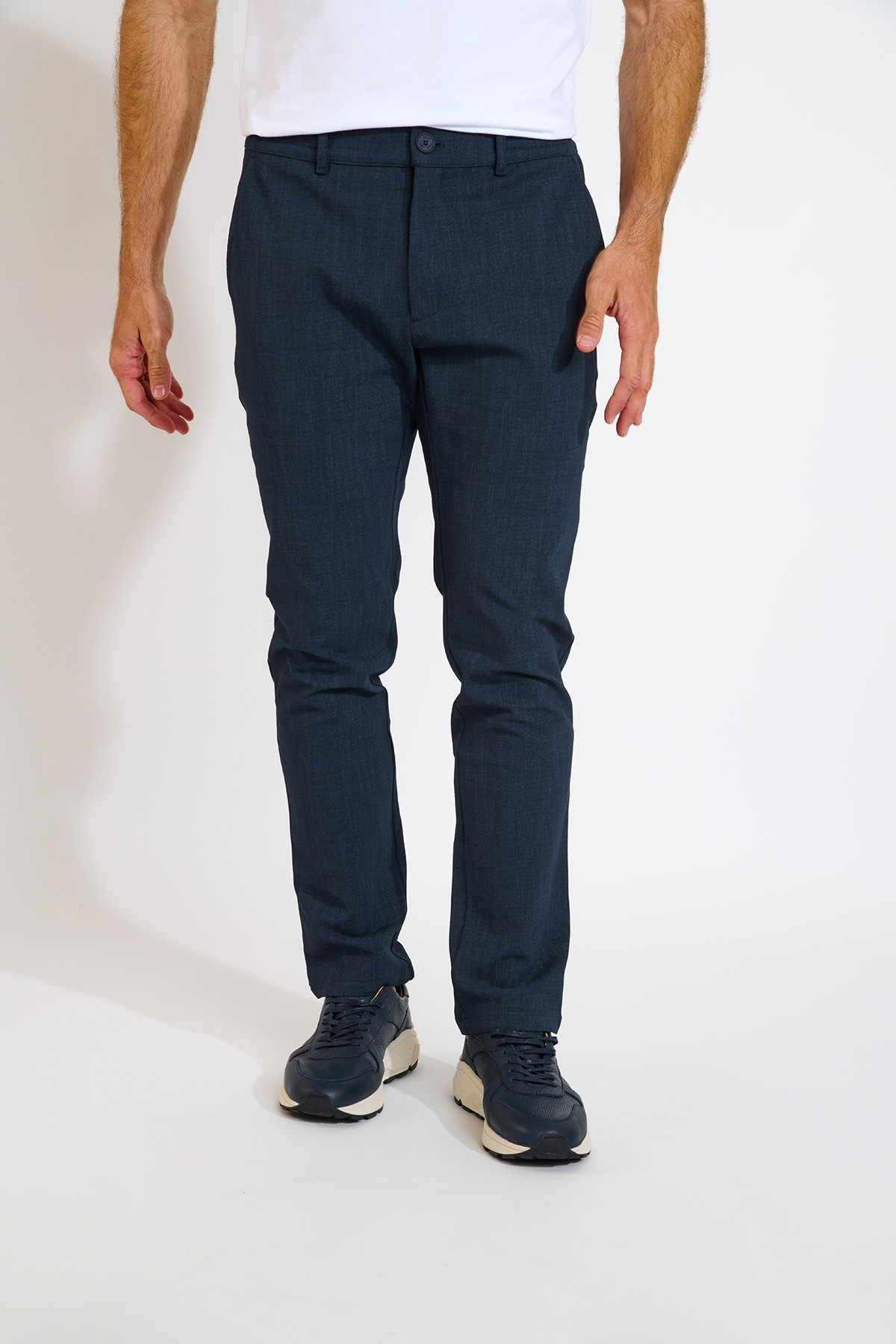 Pantalon bleu marine SERGE TREMEZZO - 2