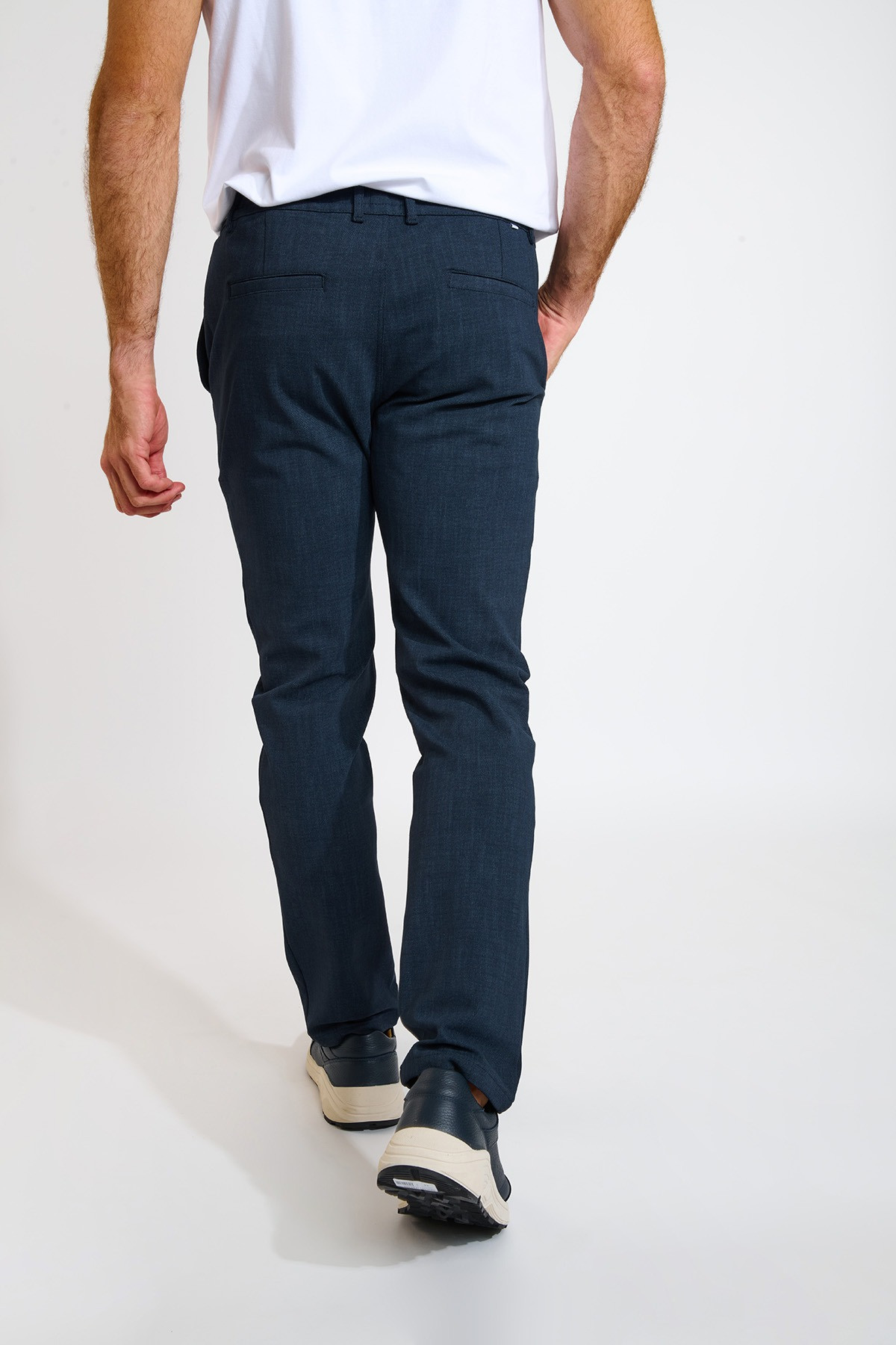 Pantalon bleu marine SERGE TREMEZZO - 1