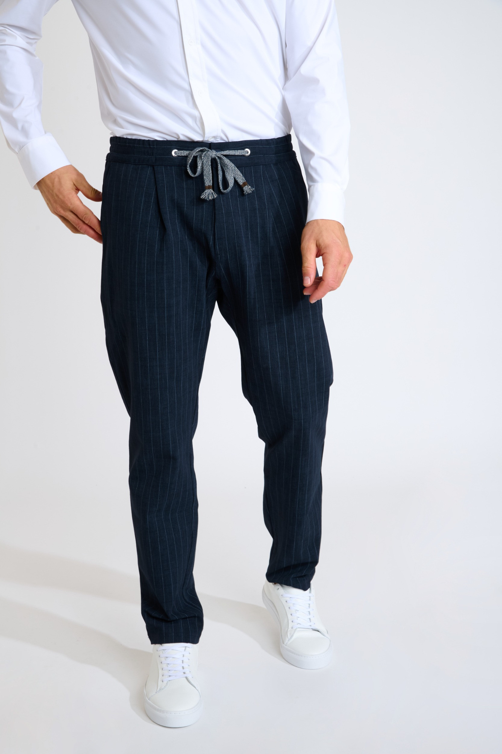 Pantalon bleu marine THOMAS SORENTO - 0