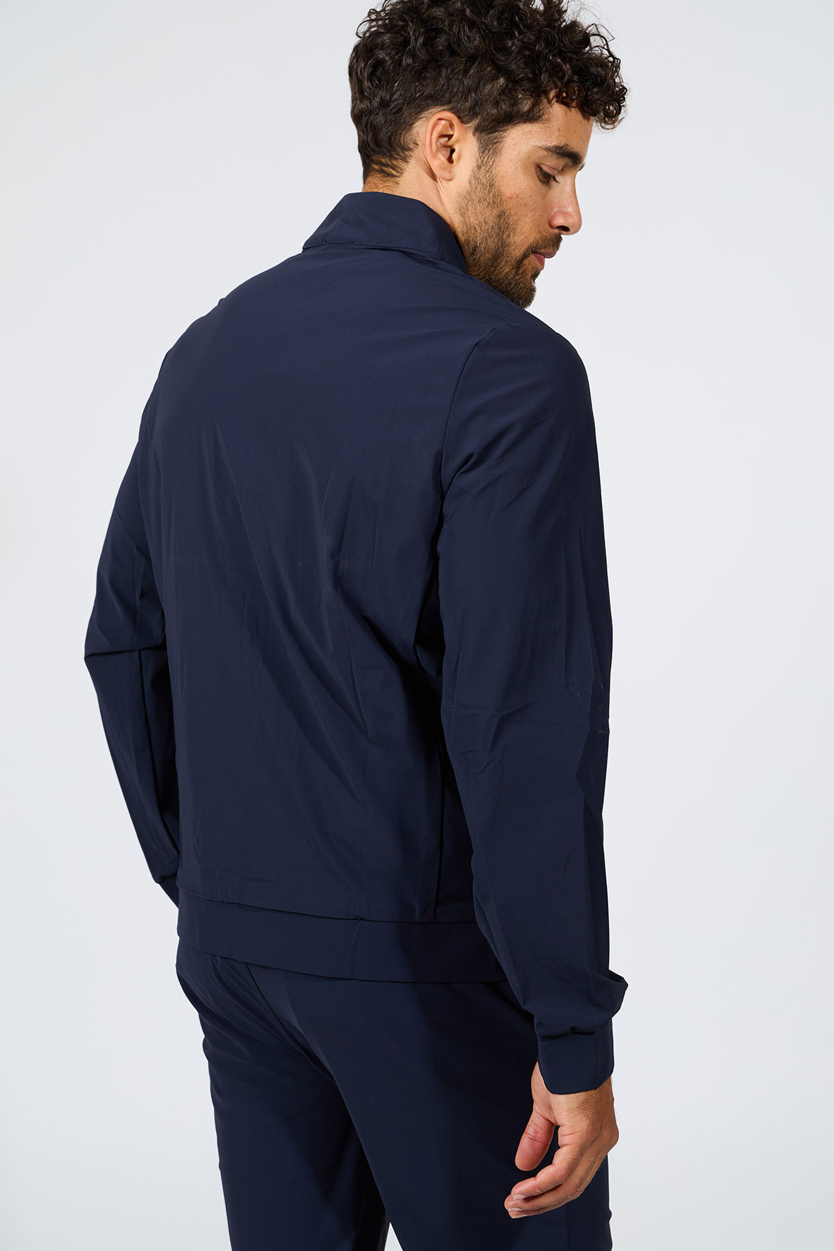 Blouson bleu marine Julien Lescada - 0