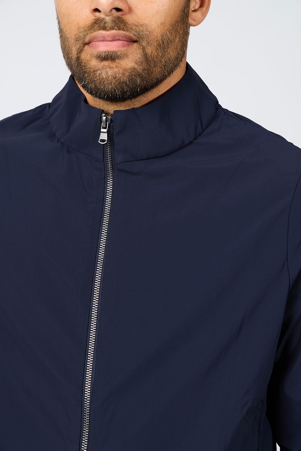 Blouson bleu marine Julien Lescada - 4