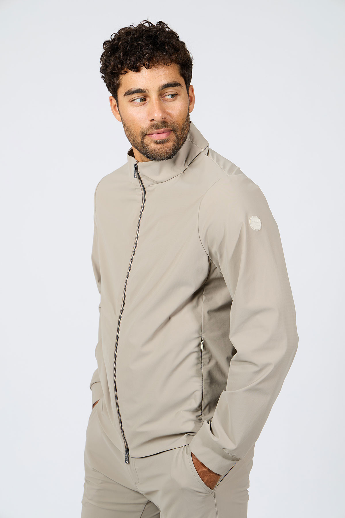 Blouson beige Julien Lescada - 0