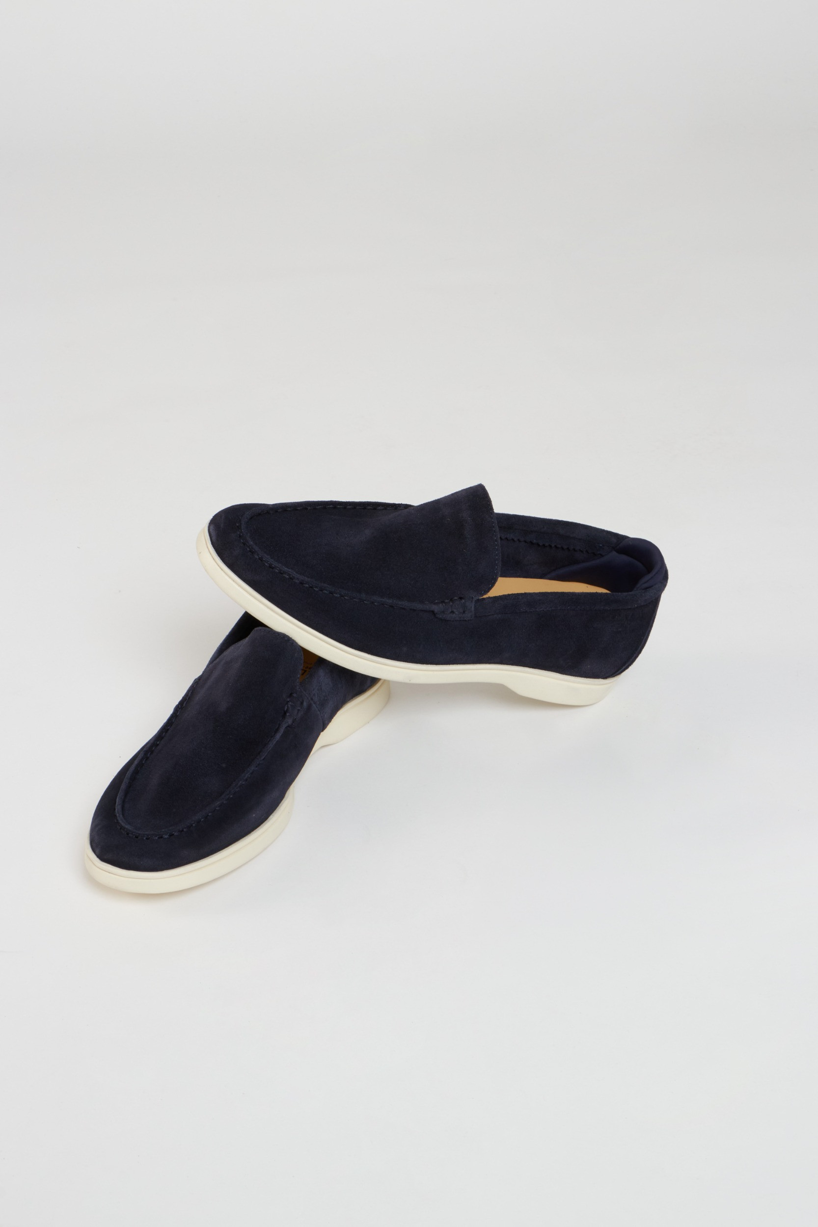 Mocassin en cuir bleu marine PESARO HARBOR - 1