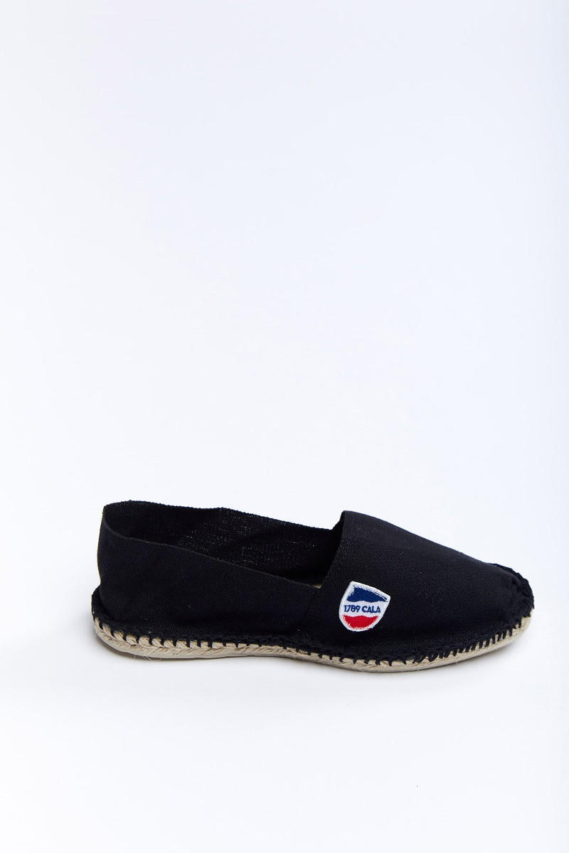 Espadrilles en toile Noire - Made in France CLASSIQUE UNI - 7