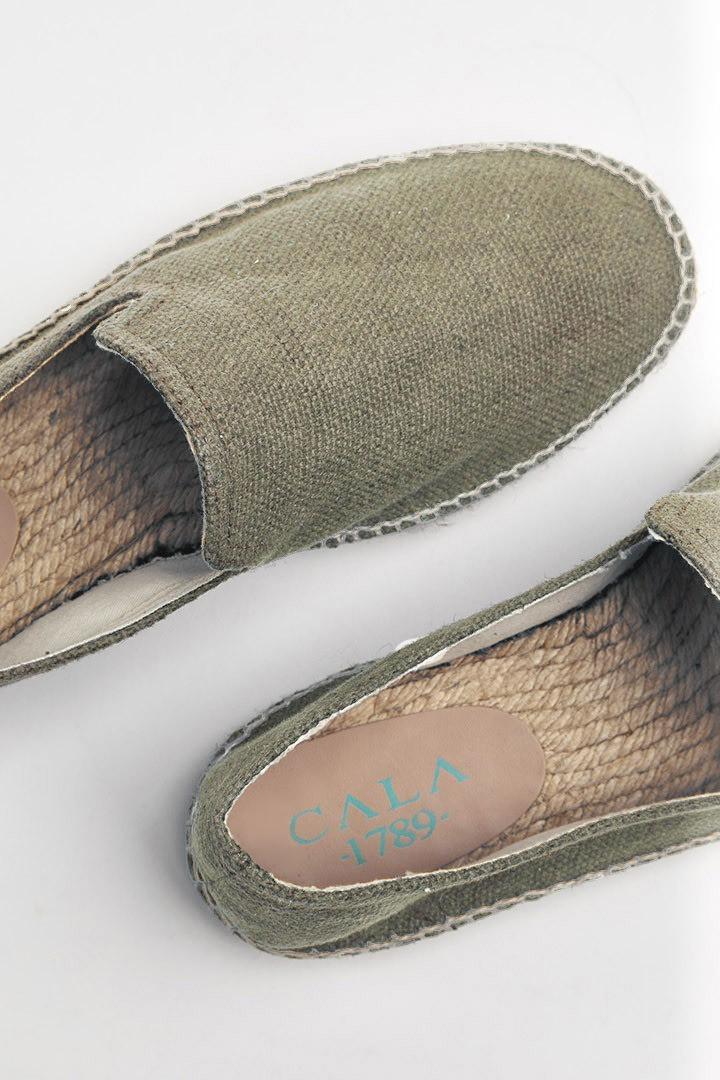 Espadrilles Slip On Kaki SLIPON COTON - 4