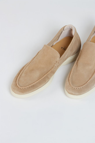 Mocassin en cuir beige PESARO HARBOR