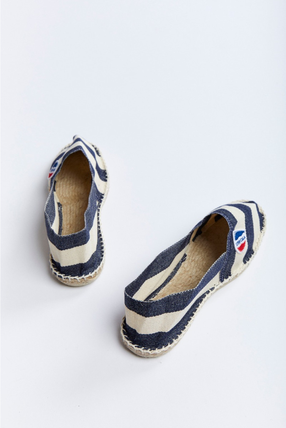 Espadrilles classique rayé marine et blanc CLASSIQUE GOLFO