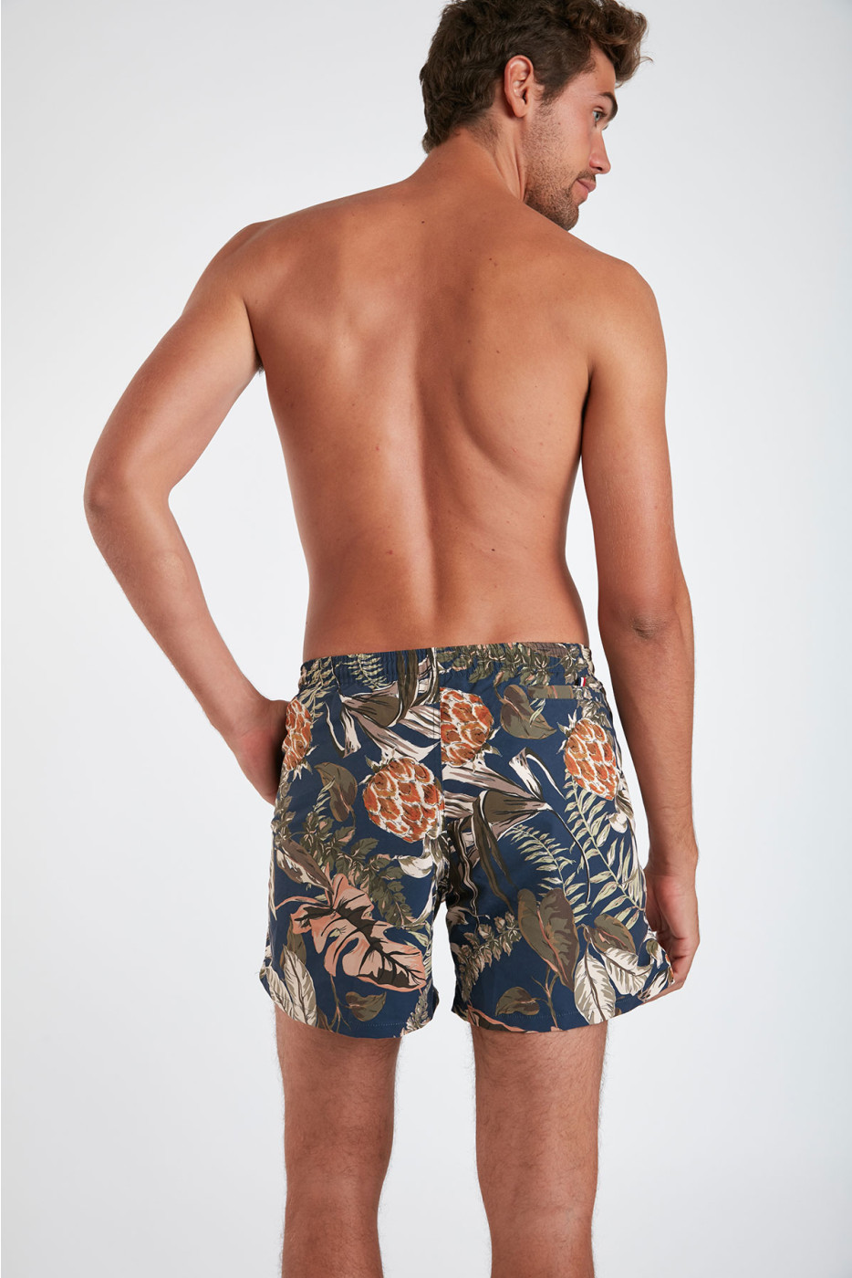 Short de bain imprimé fleurs marine MANU MAUI - 3