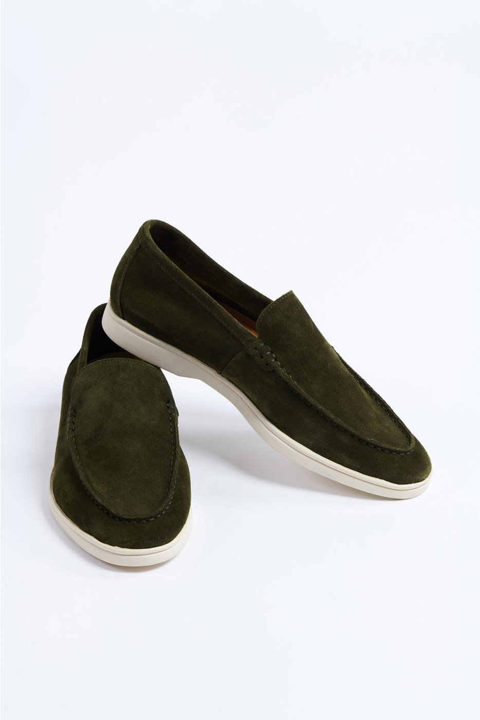 Mocassin en cuir kaki RIMINI HARBOR