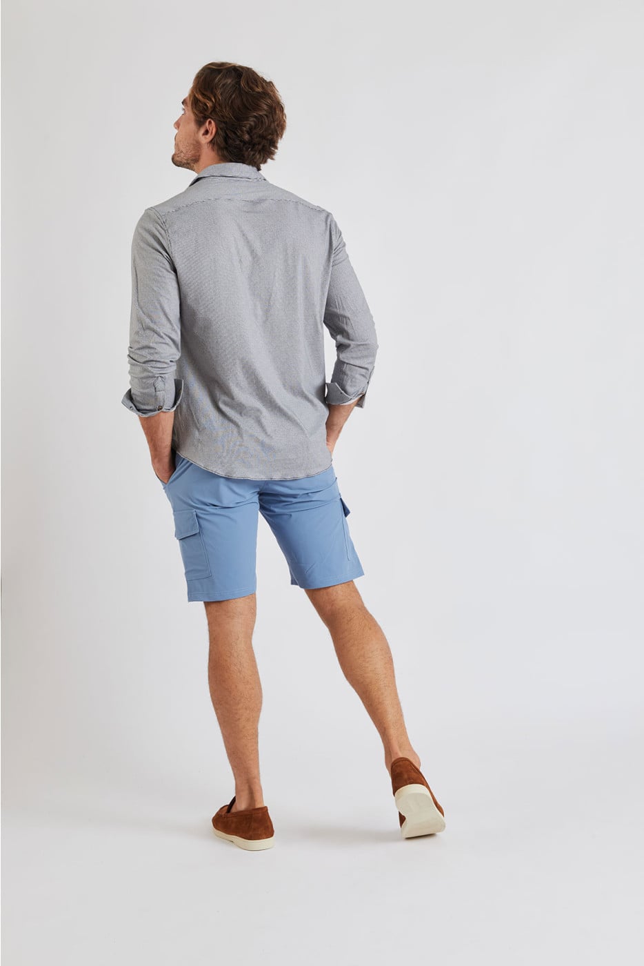 Bermuda stretch bleu ciel FABIO LESCADA
