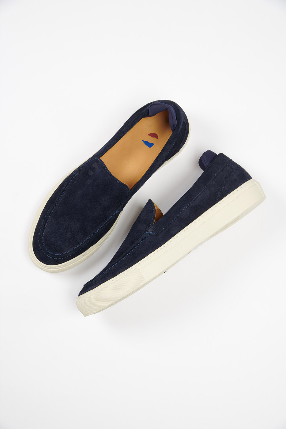 Espadrilles marine cuir LEON MARINELLA  - 5