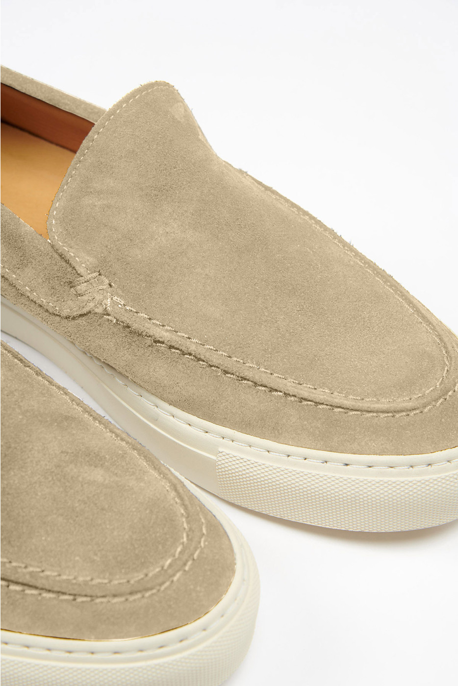 Espadrilles beige cuir LEON MARINELLA  - 2
