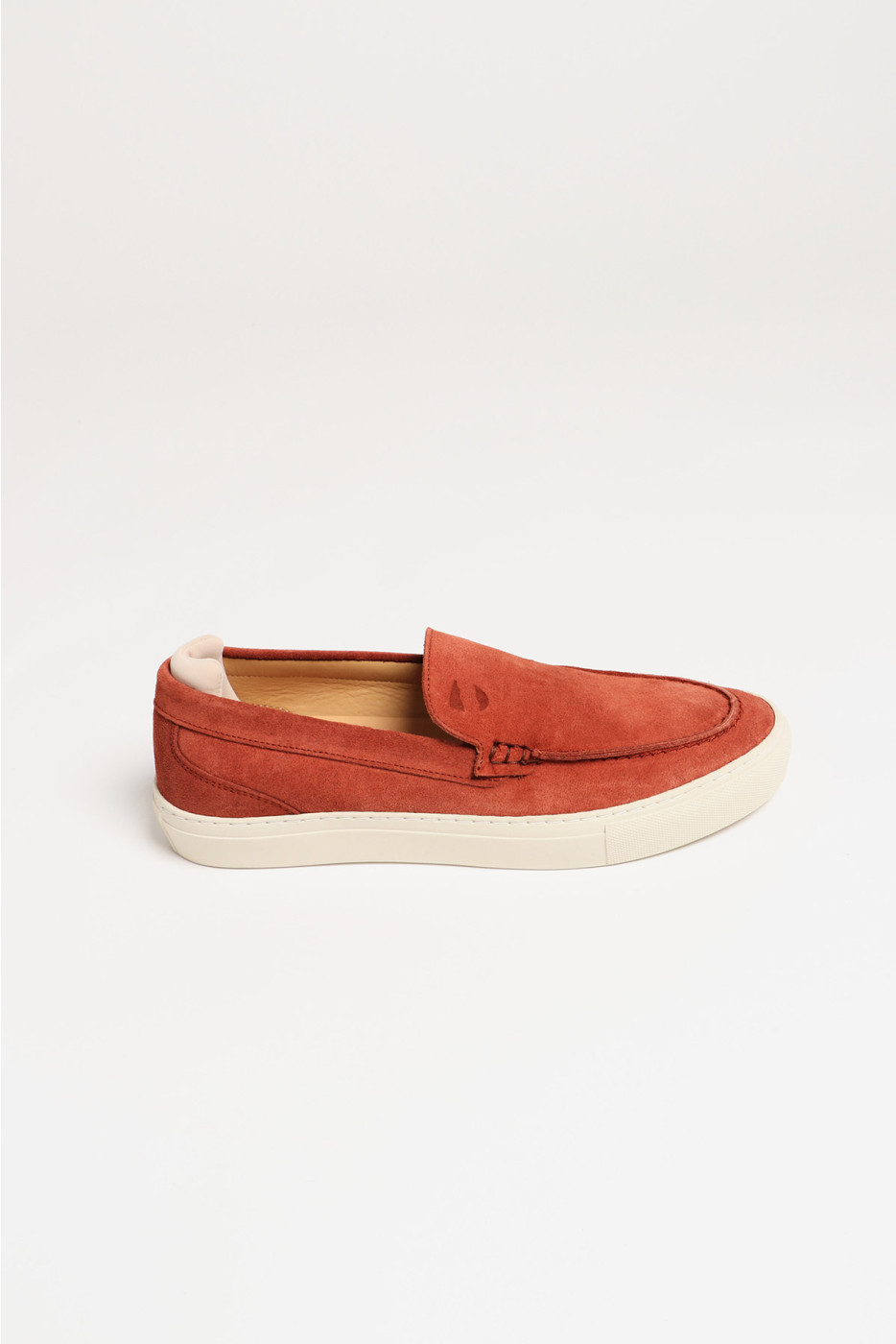 Espadrilles en cuir cuivre LEON MARINELLA
