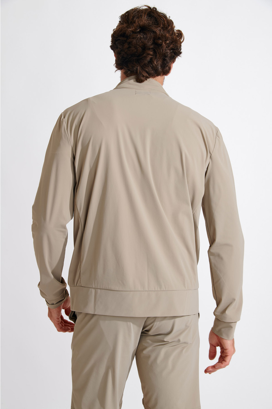 Veste zipée beige Luc Lescada - 3