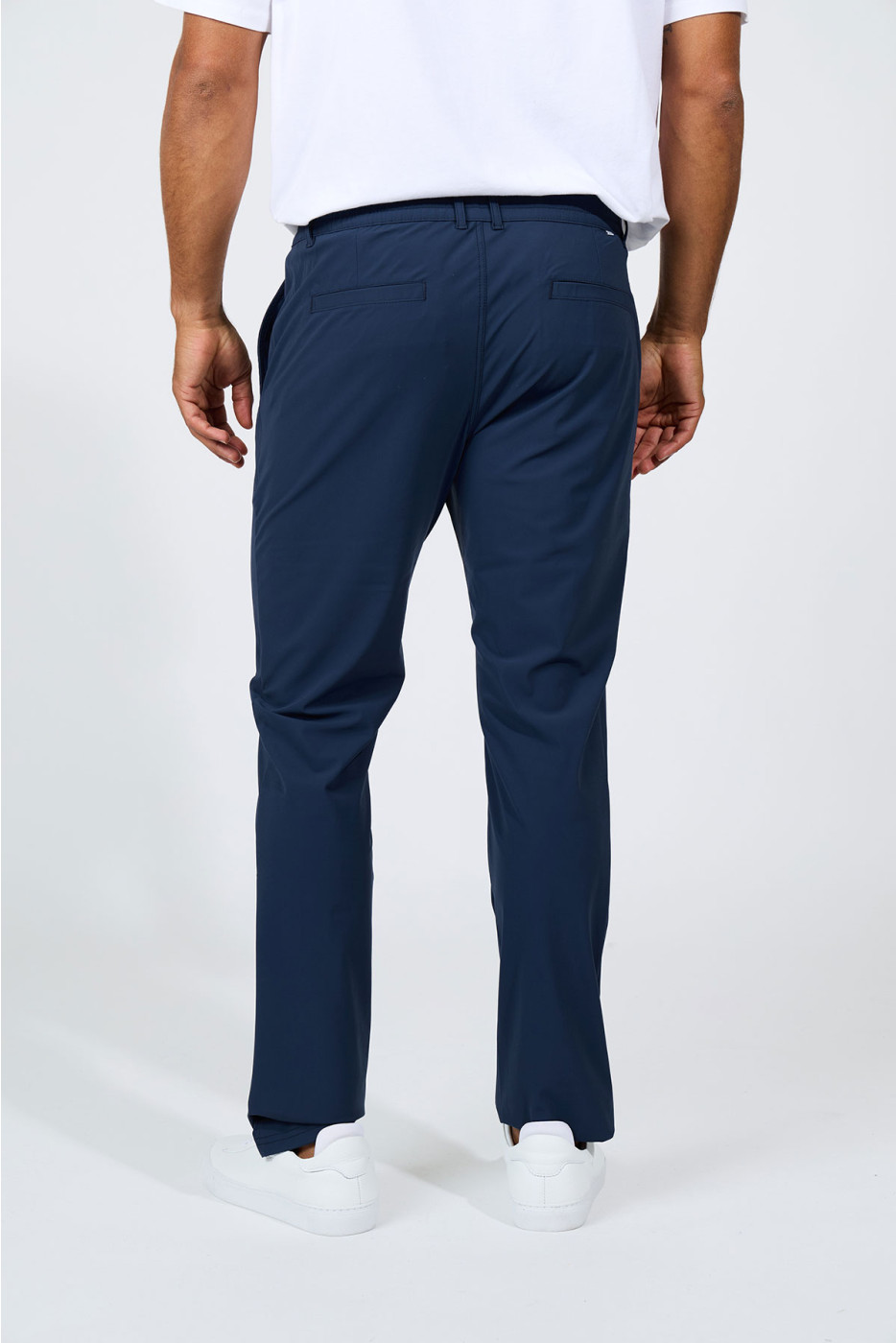 Pantalon bleu homme chino SERGE LESCADA - 5