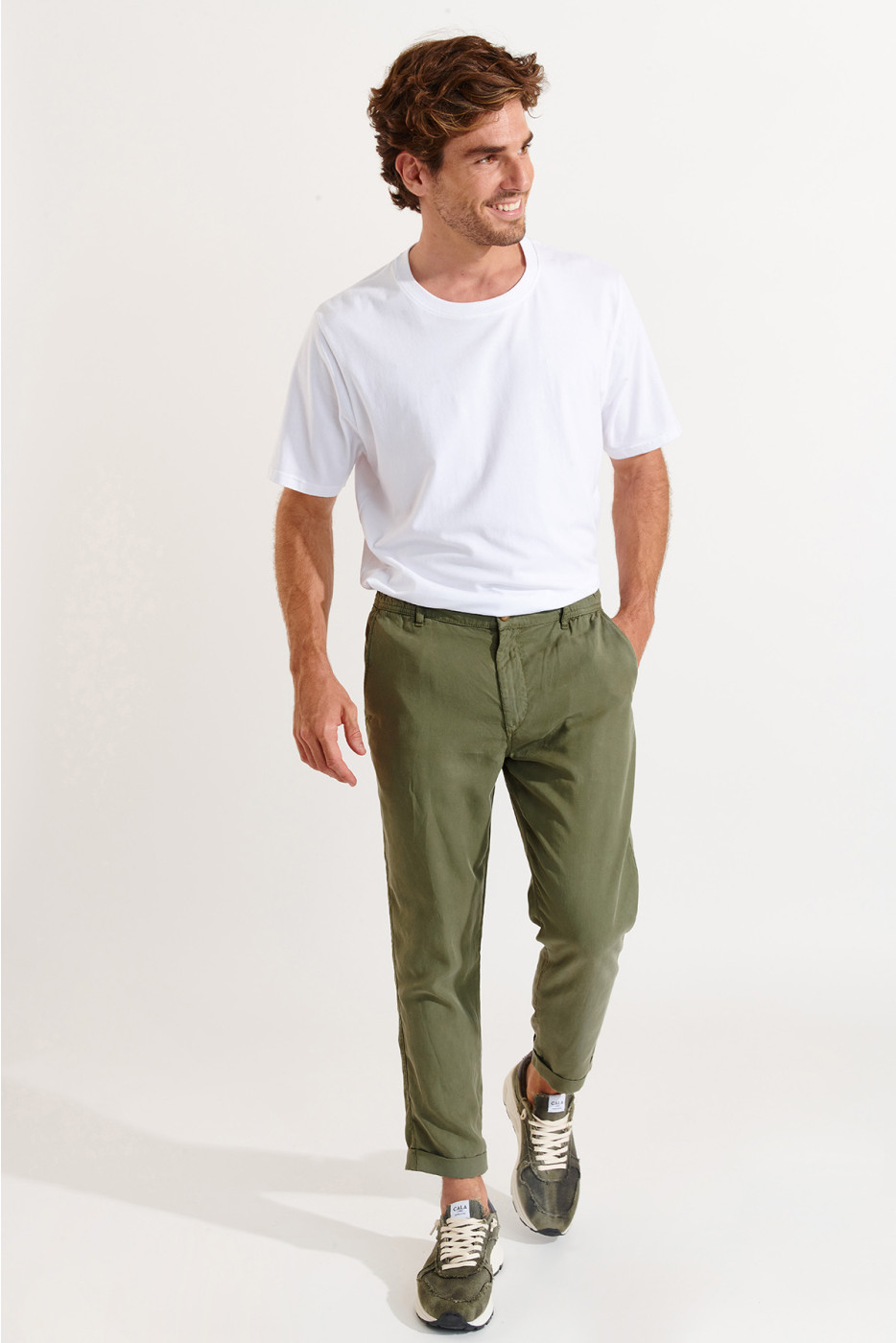 Pantalon Kaki écoresponsable Chino Arenza