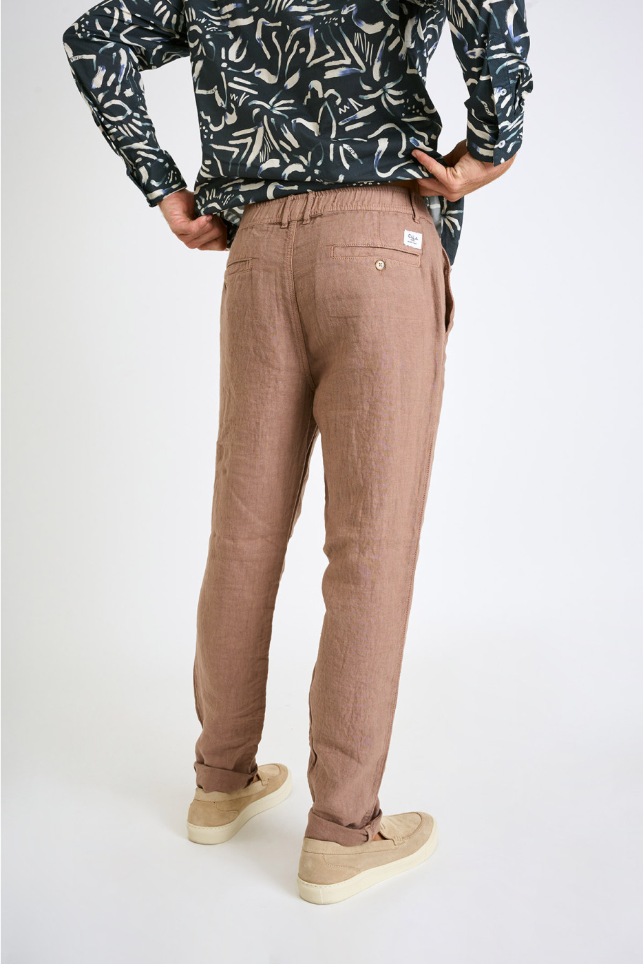 Pantalon taupe CHINO LINDYE