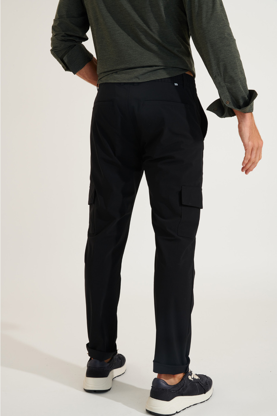 Pantalon noir stretch CONOR LESCADA - 6