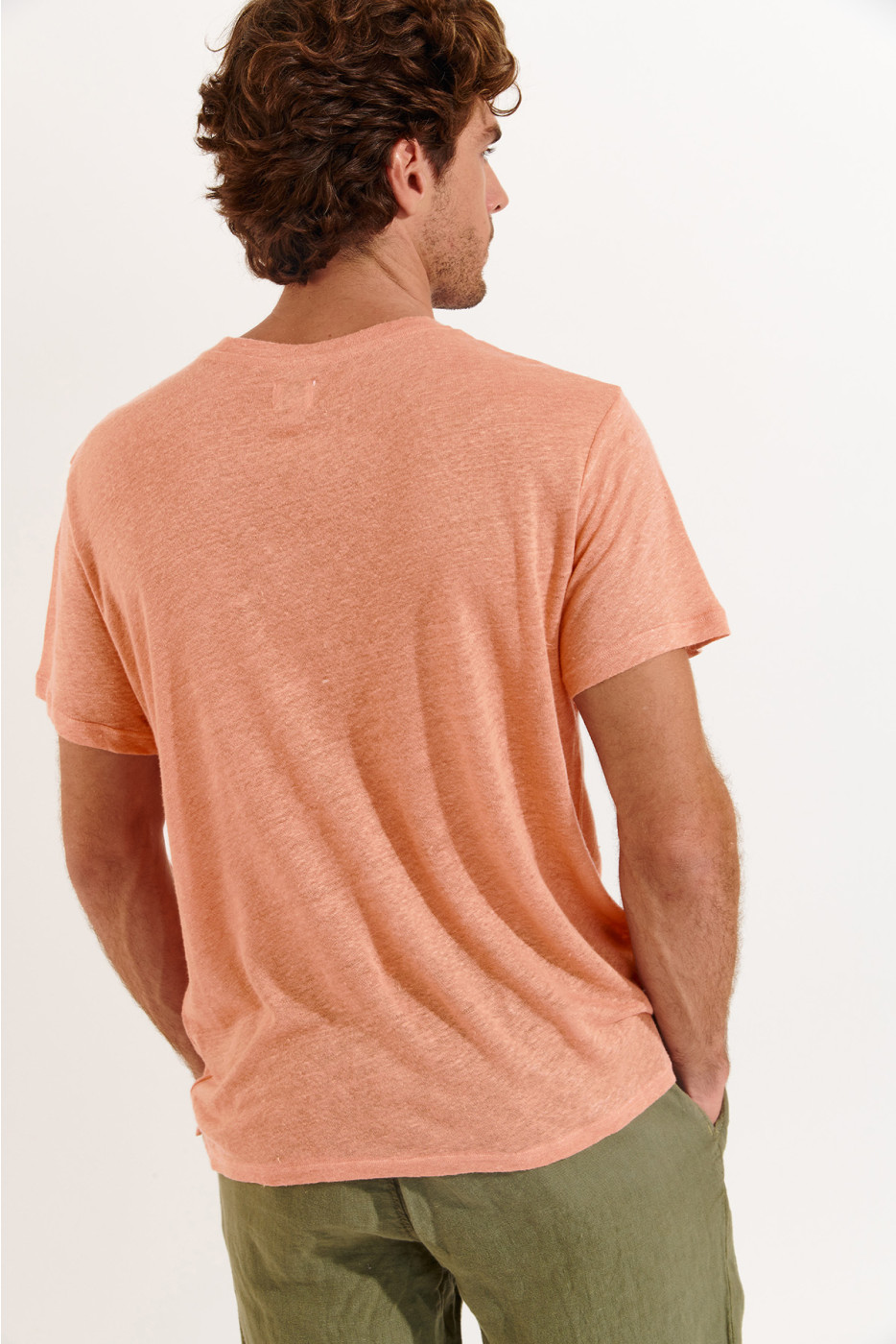 T-shirt corail CYRIL LIN