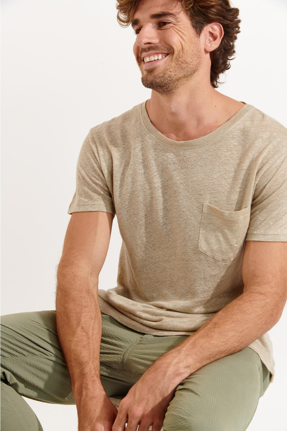 Tshirt Beige Cyril Lin - 7