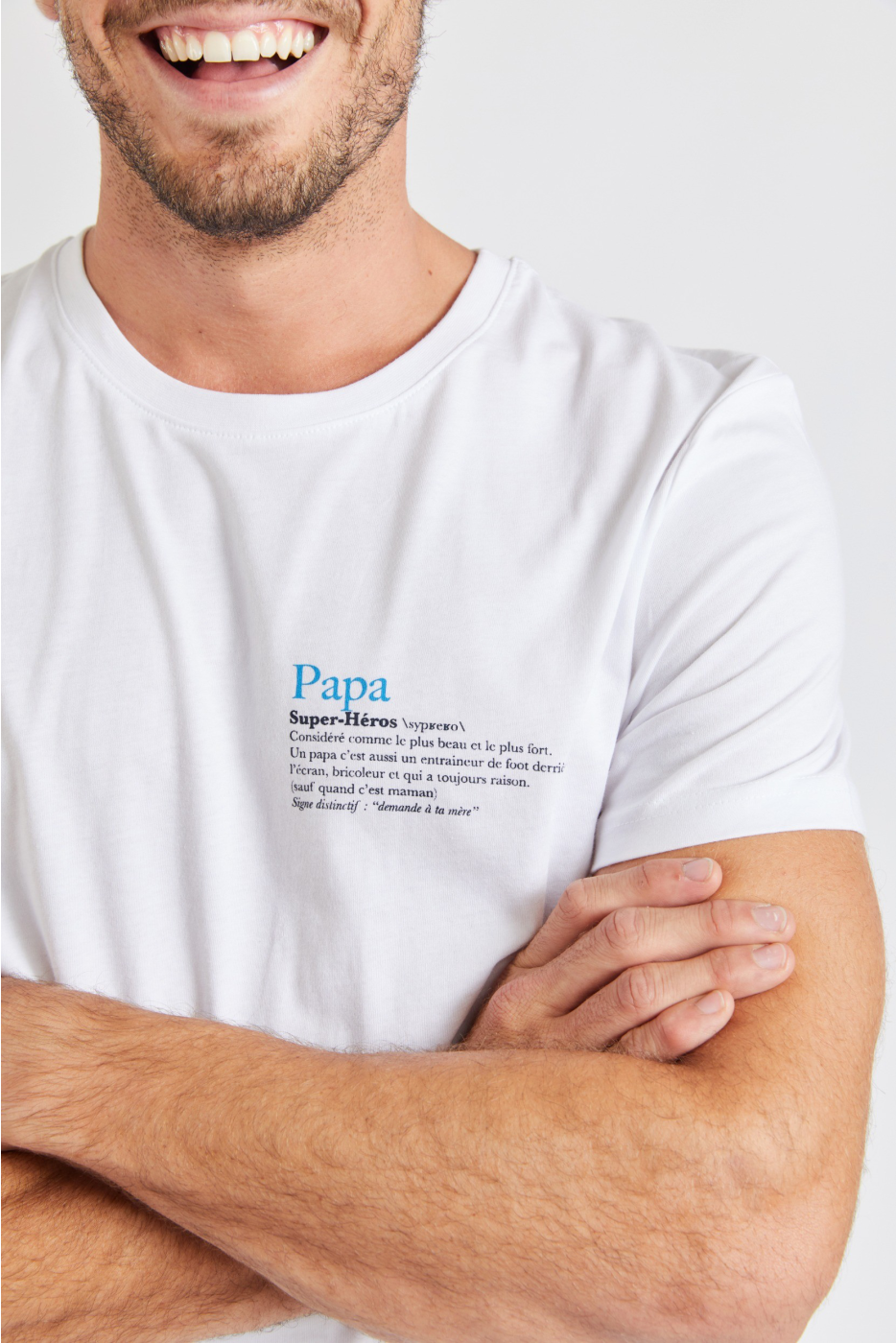 T-shirt Blanc Yannpap Dictio - 1