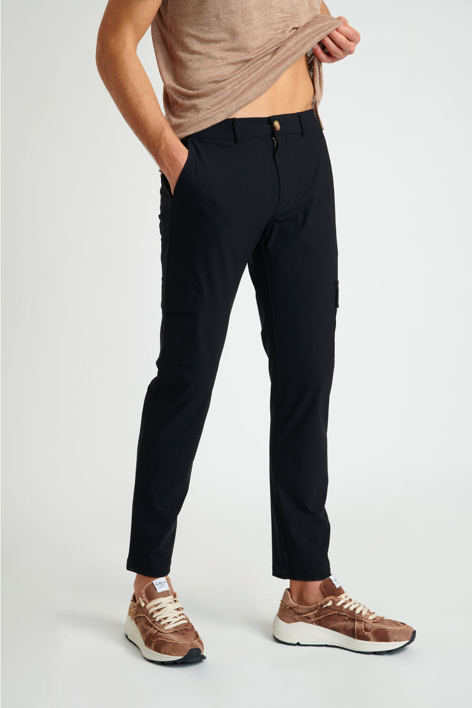 Pantalon noir stretch CONOR EVOLUTION - 1