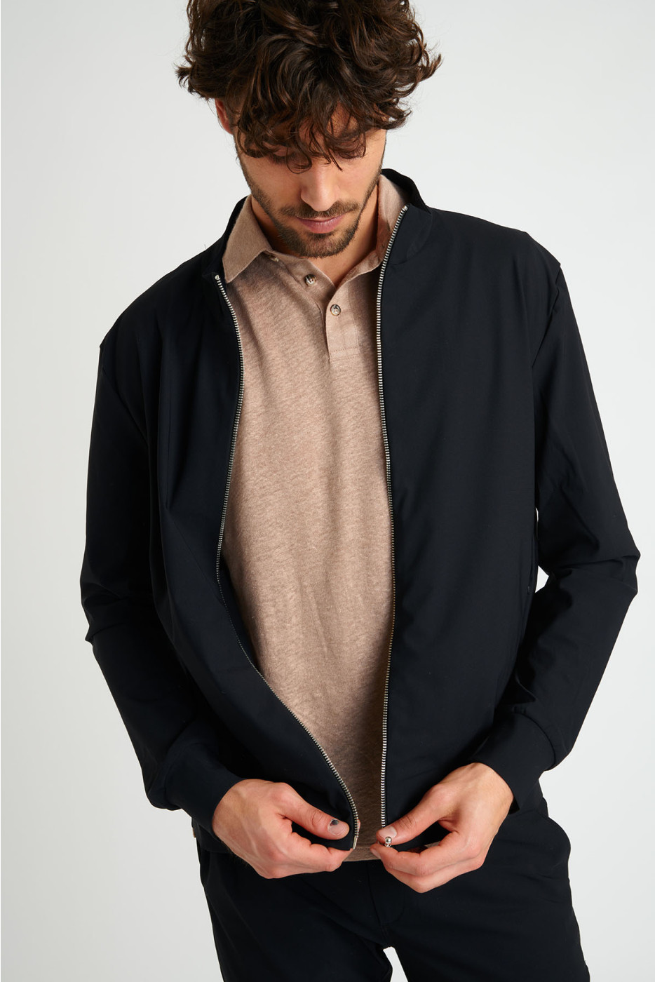 Veste en jersey noire LUC EVOLUTION - 4