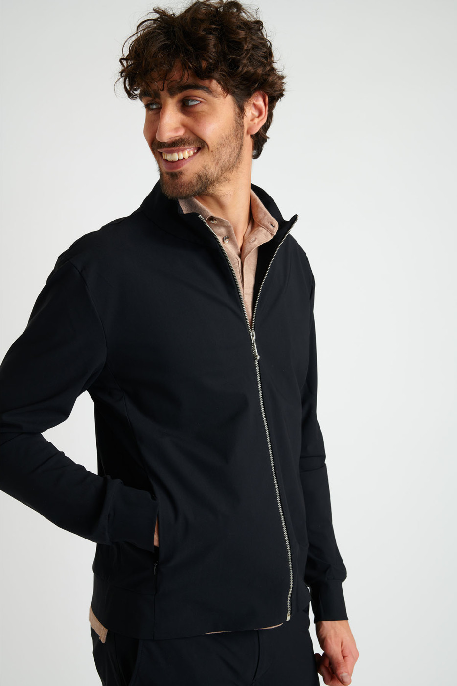 Veste en jersey noire LUC EVOLUTION - 3