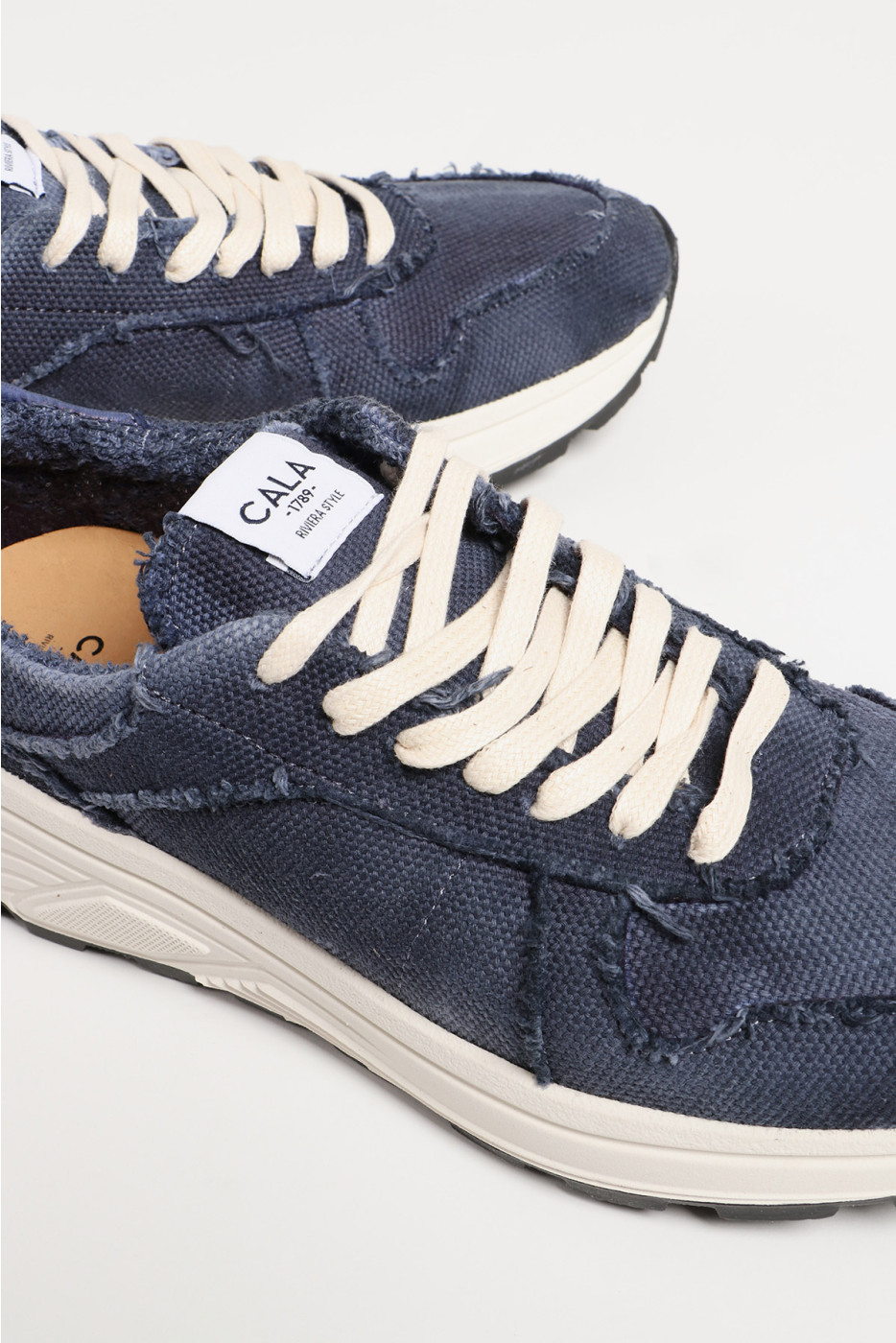Sneakers bleu marine NINO AVELLINO - 4