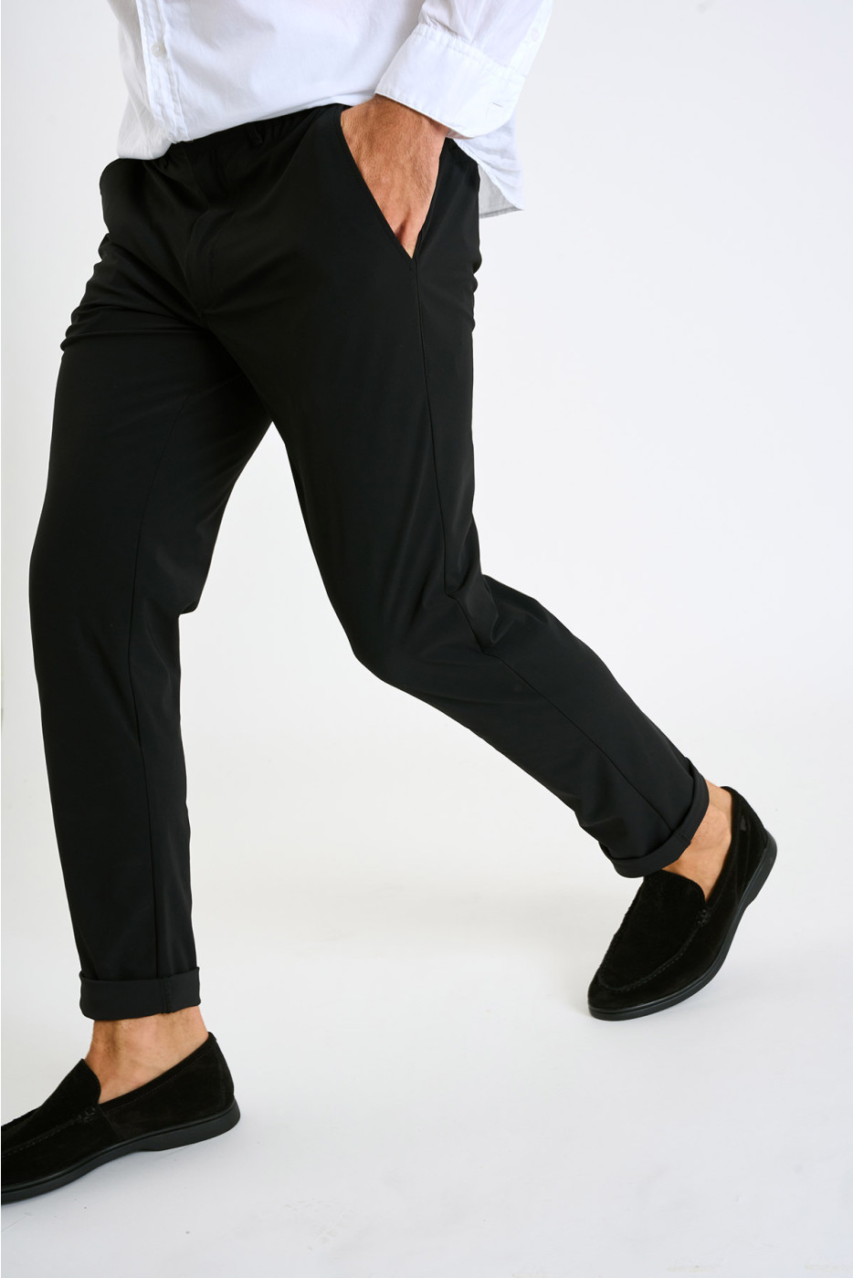 Pantalon Noir Serge Lescada - 7