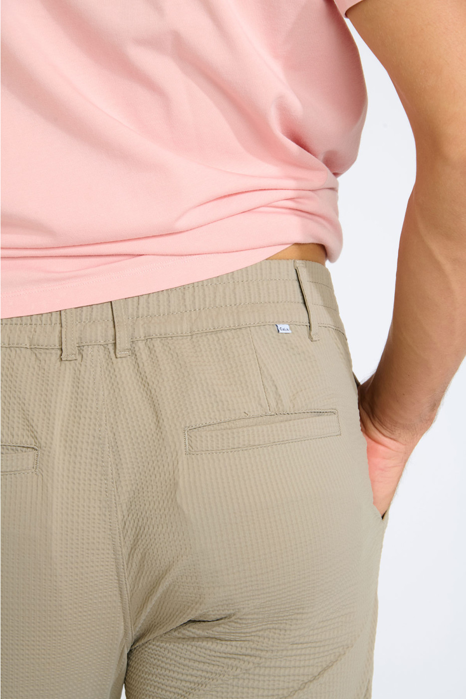Pantalon chino beige Serge TRIESTE - 4