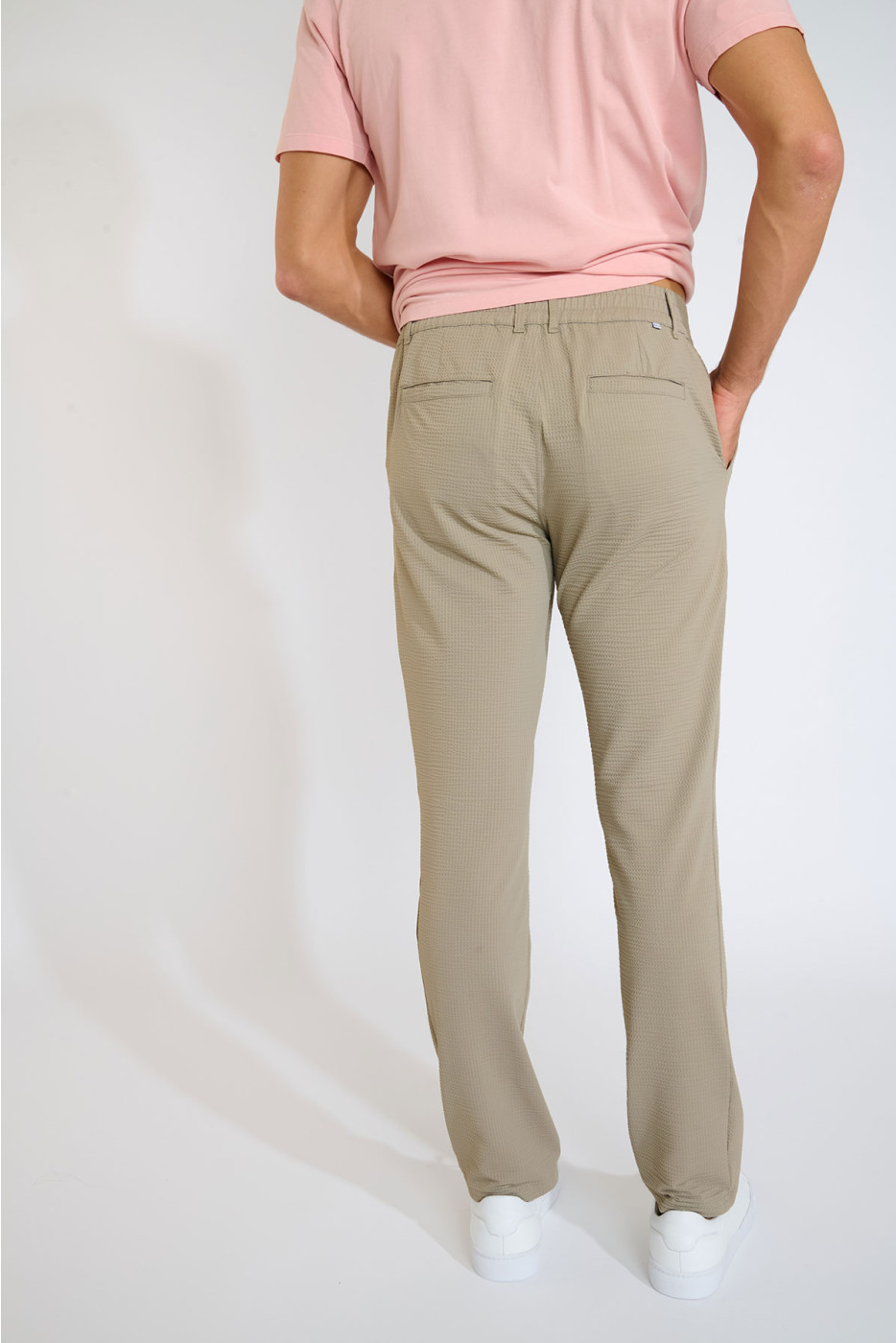 Pantalon chino beige Serge TRIESTE - 2