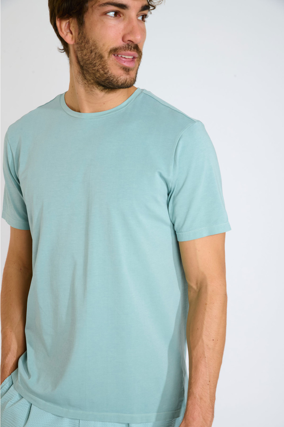 T-shirt vert amande  FILIPO TERZO