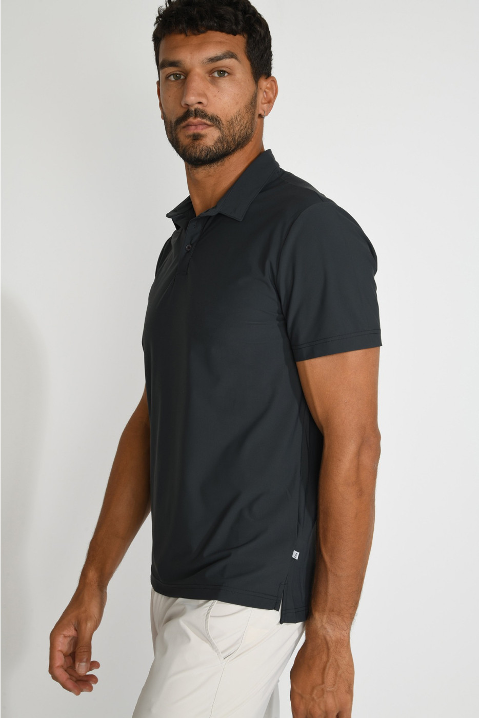 Polo technique gris VASCO BAIABLUE