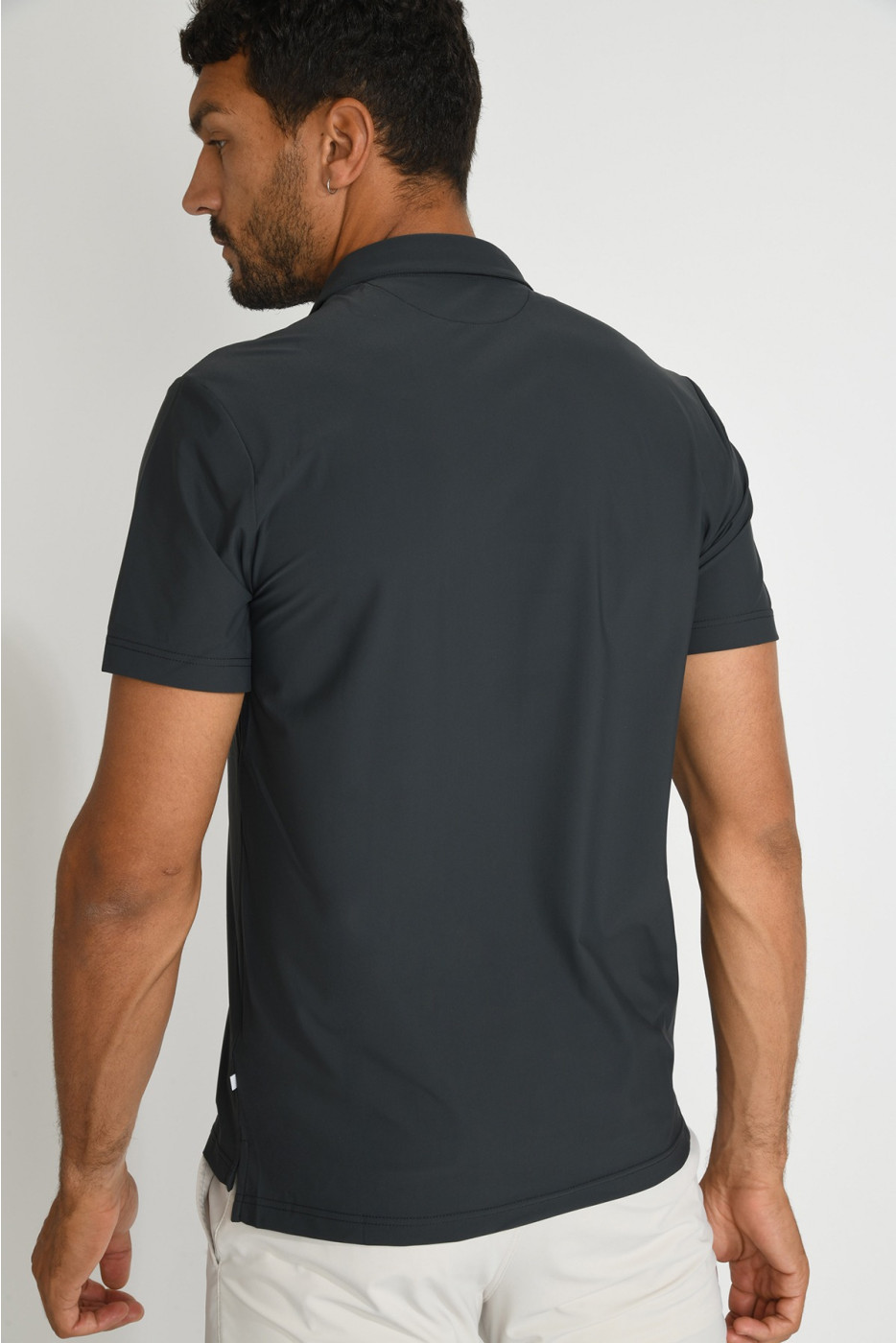 Polo technique gris VASCO BAIABLUE