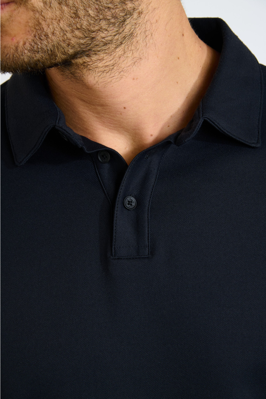 Polo manches longues noir CARL PAGANI - 3